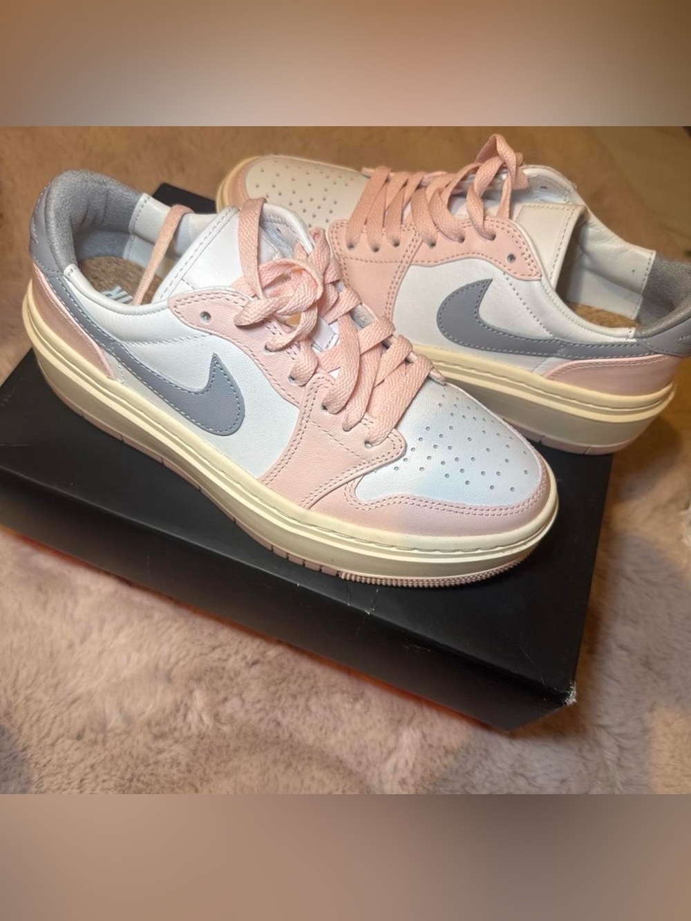 Nike Air Jordan 1 Low DH7004 600 (Atmosphere/LT Steel Grey-White)